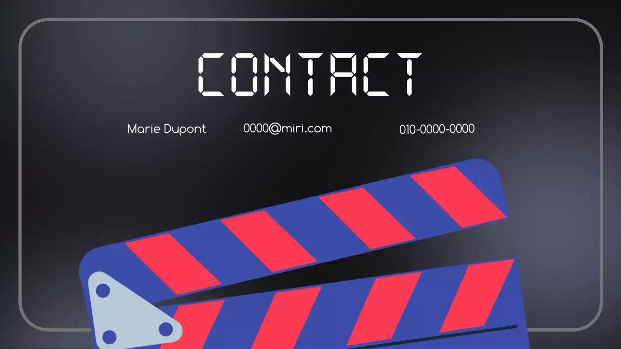 Plan de contenu vidéo [Proposition de plan de contenu vidéo tendance noir et bleu