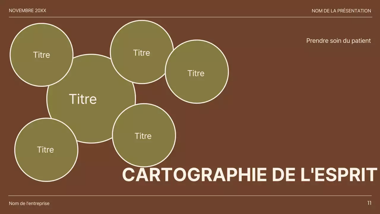 Kaki et brun Minimal Diverse Layout Pages Report