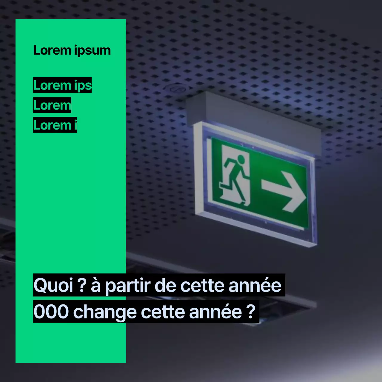 Postes de vignettes marketing minimalistes par Abstract et Bora