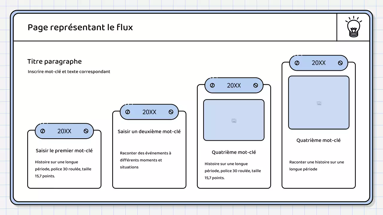 Un rapport de synthèse simple, de couleur bleu clair