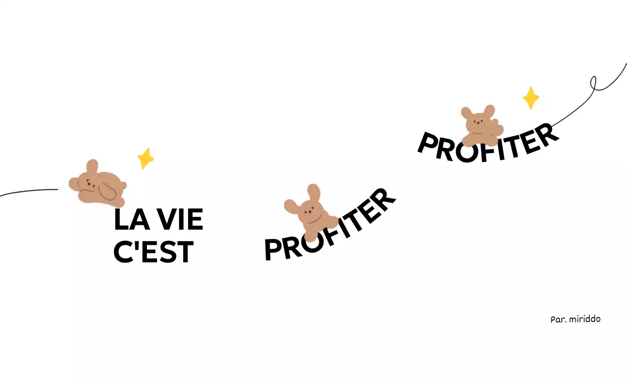 Combinaison de lignes de dessin et de texte avec de jolies images de chiots Marchandise personnalisée