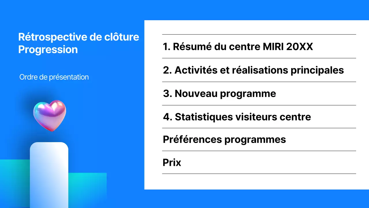Rapports d'évaluation de fin d'année kitsch en bleu