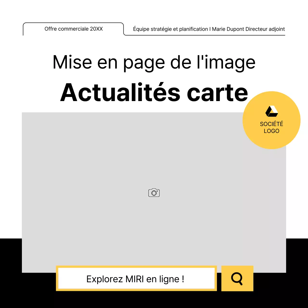 Promouvoir une mise en page avec de nombreux cadres photo simples en blanc et noir