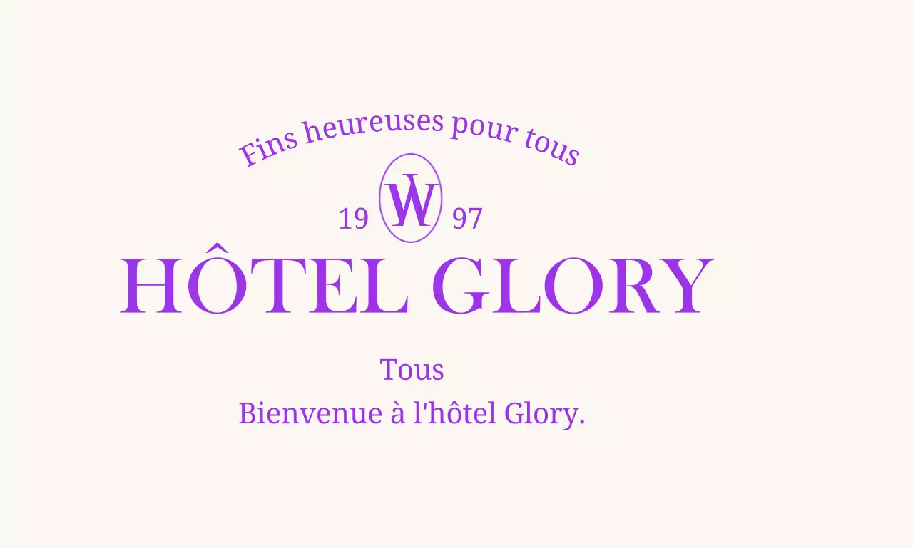 Concept d'hôtel de luxe avec polices de caractères à empattement et mise en page du texte