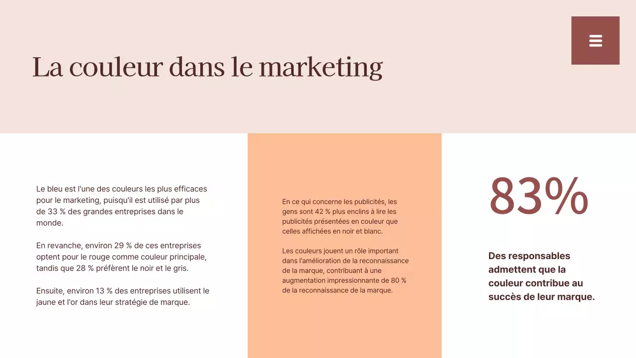 Rapport sur les tendances des couleurs simples beige et blanc Ressources