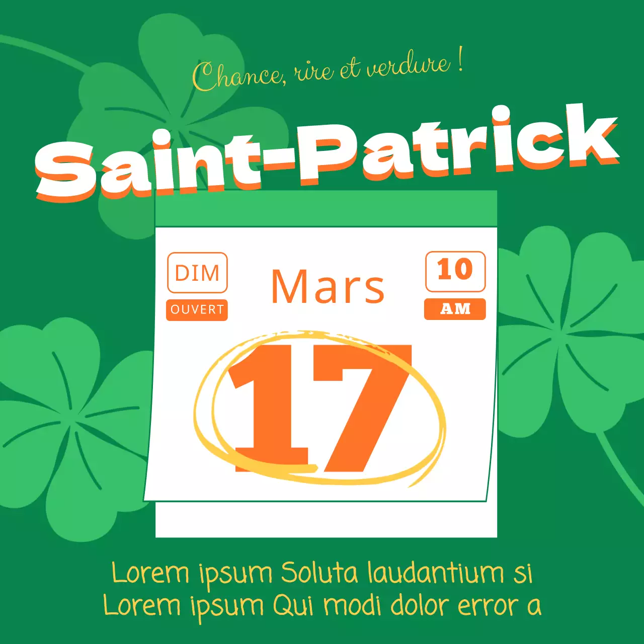 Promouvoir la Saint-Patrick en vert