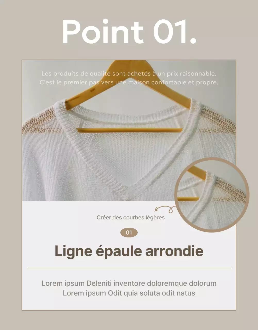 Promouvoir les cintres simples en ivoire