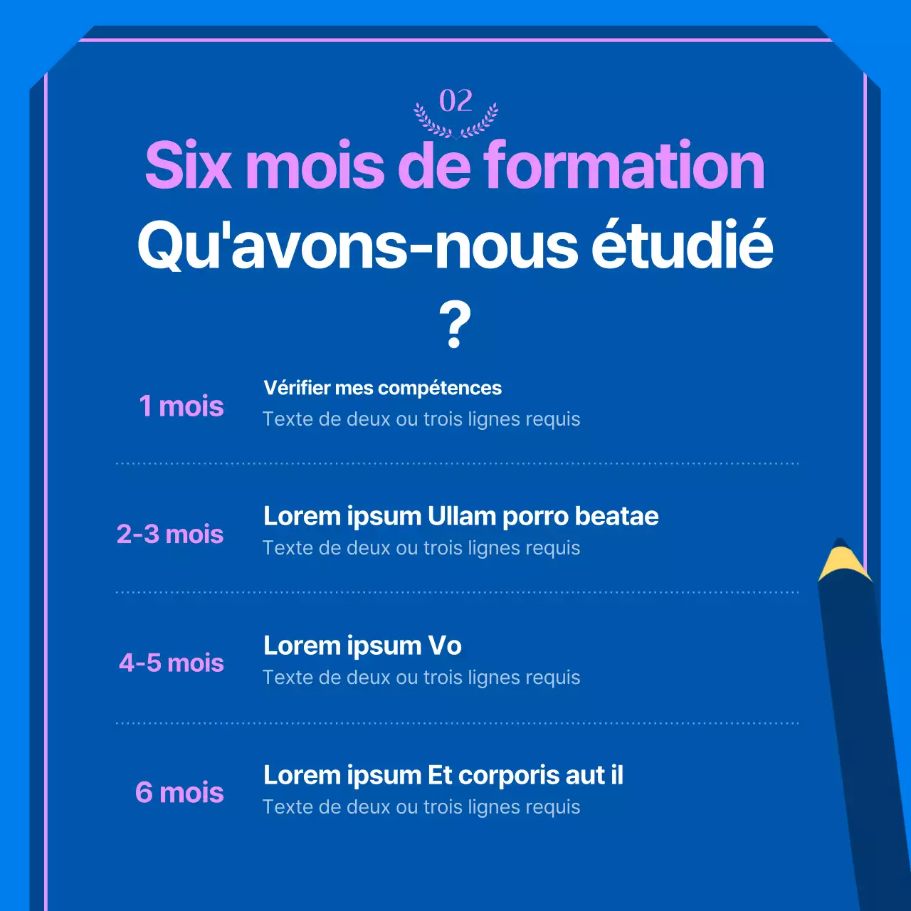 Un poteau d'achèvement kitsch bleu et jaune