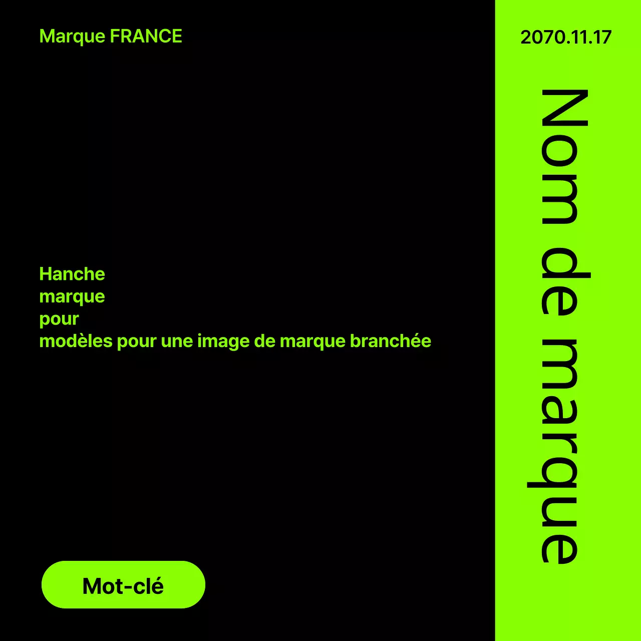 Un abécédaire de l'image de marque au néon et au noir