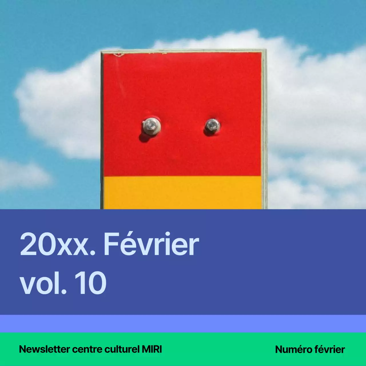 Postes de vignettes marketing minimalistes par Abstract et Bora