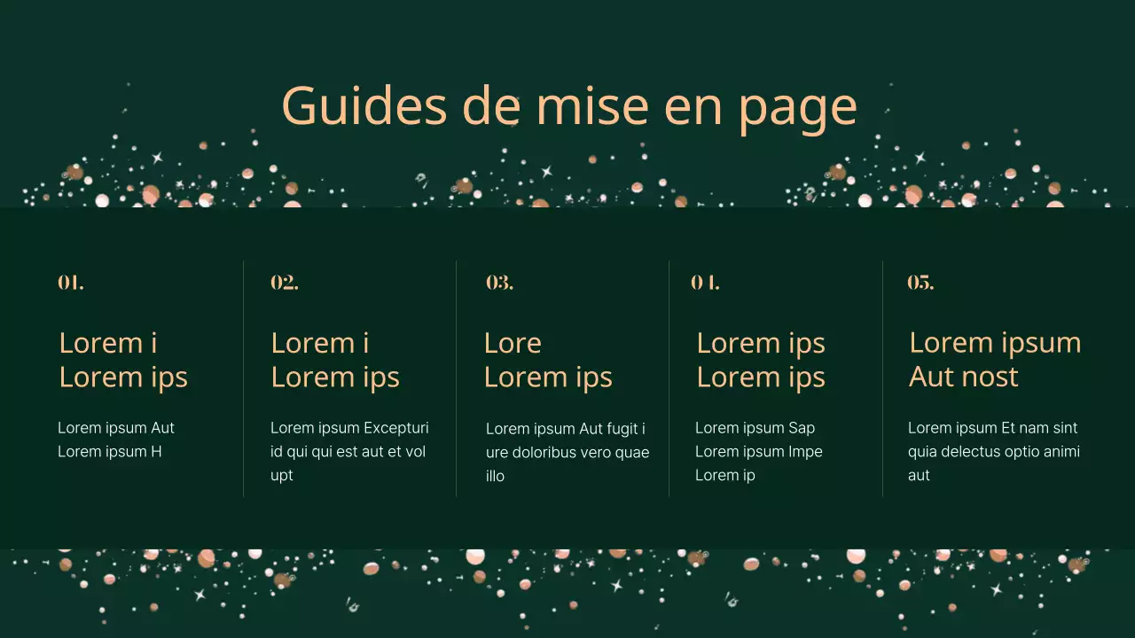 Concept de présentation de Noël sur fond kaki