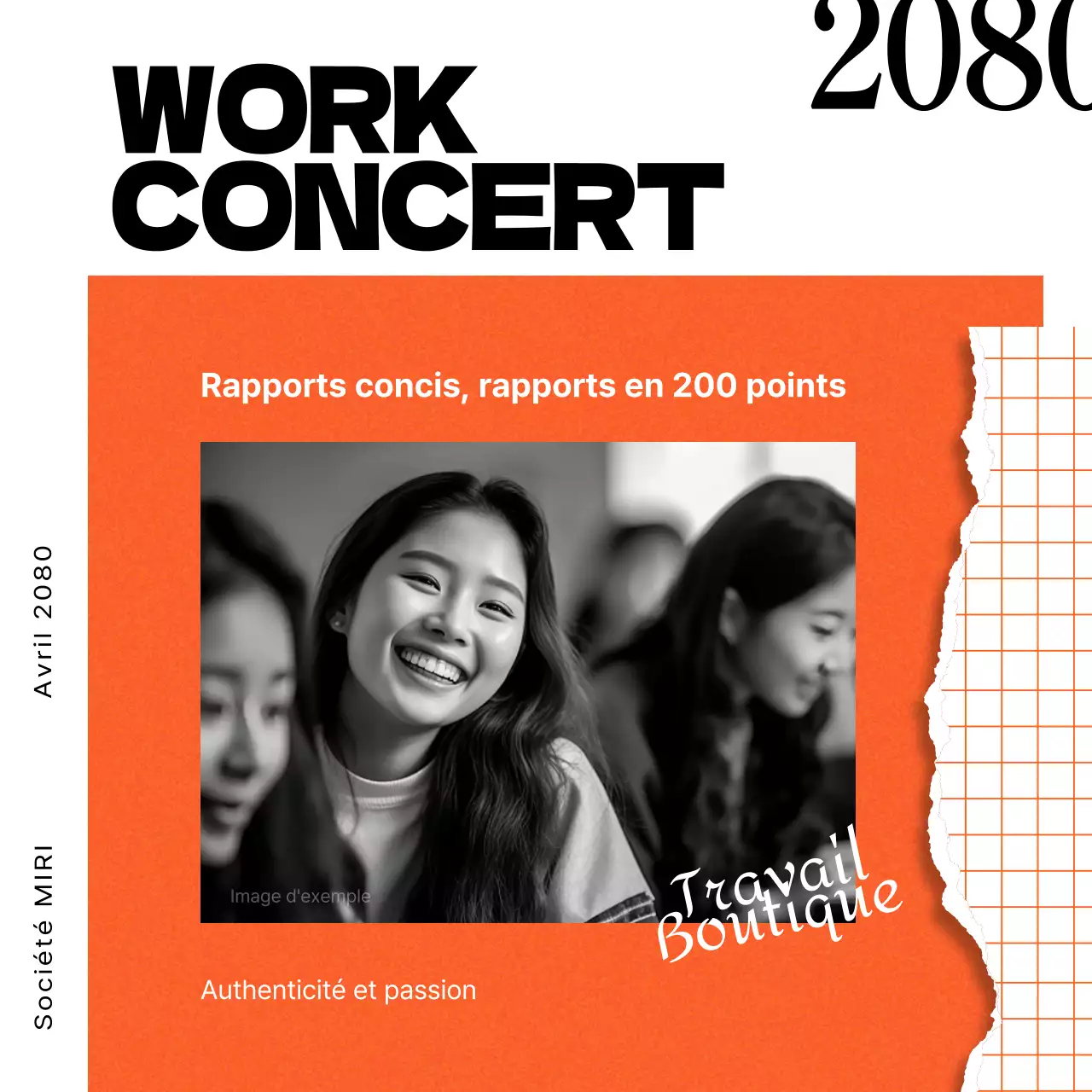 Promouvoir les concerts de la Marche orange et bleue