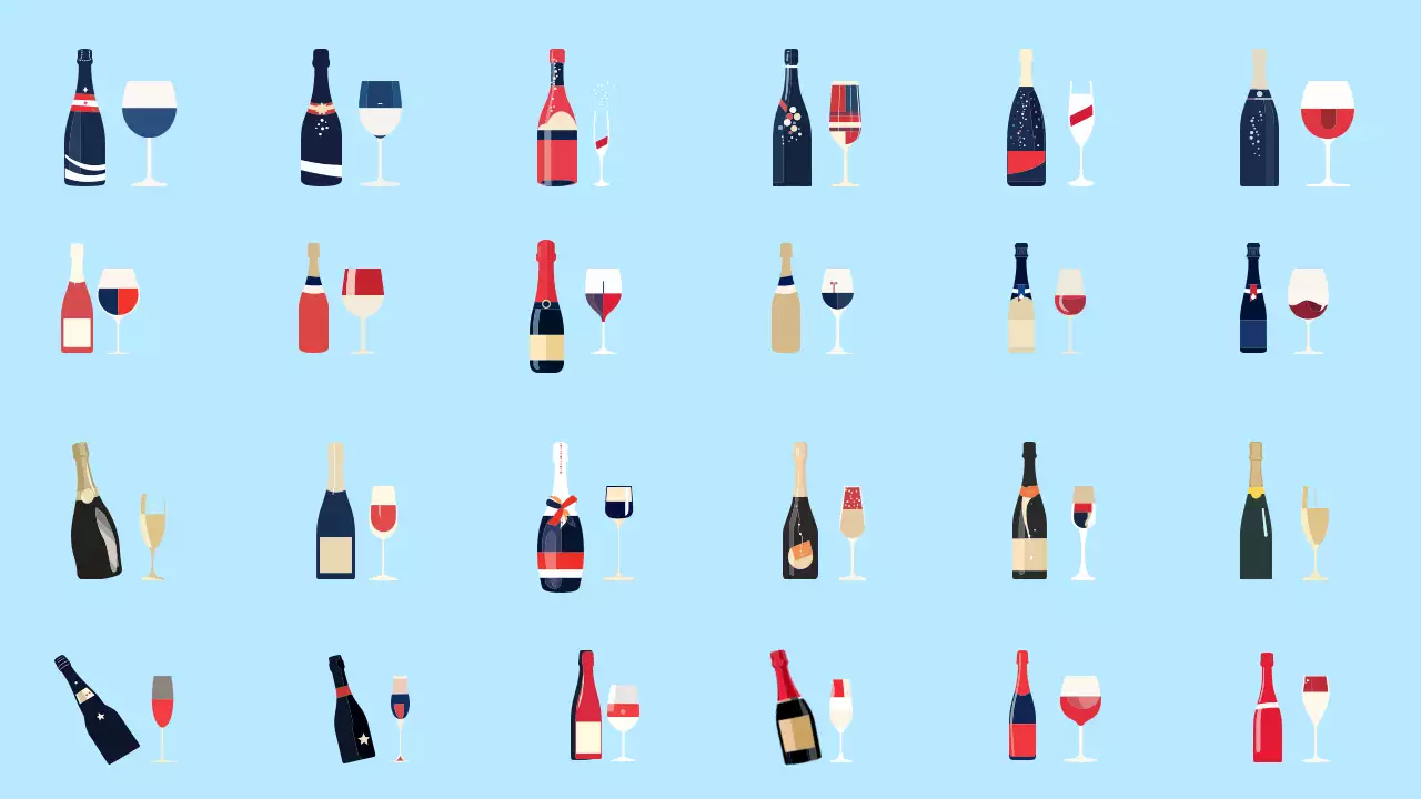 Collection d'éléments pour les fêtes de fin d'année