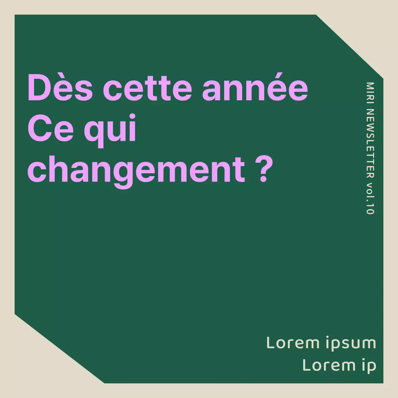 Couverture de la vignette principale tendance en menthe et rose