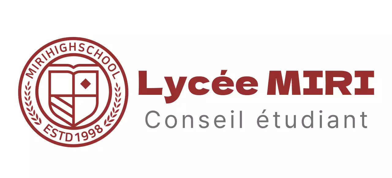 Logo de l'école secondaire sous la forme d'un symbole circulaire de l'éducation en bordeaux
