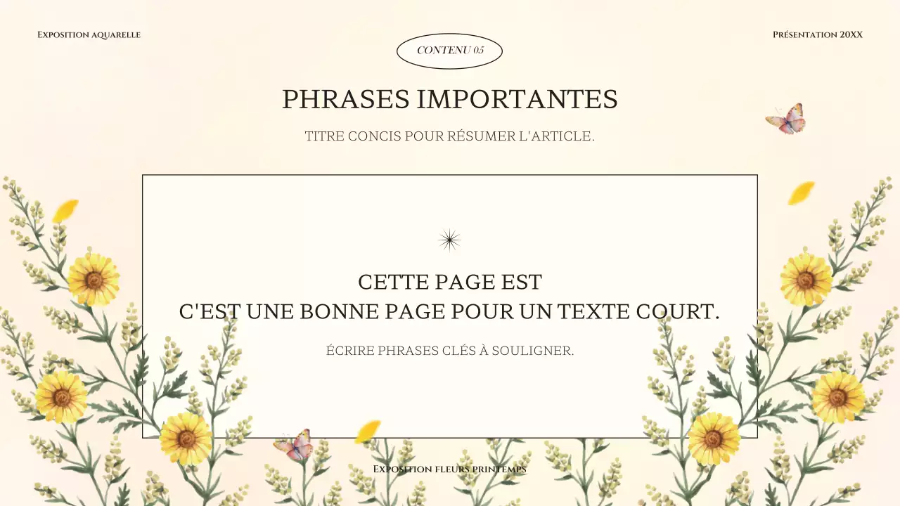 Présentation florale classique de printemps en jaune et vert