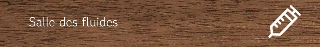 Guide de l'icône de l'hôpital sur fond sombre et texte blanc