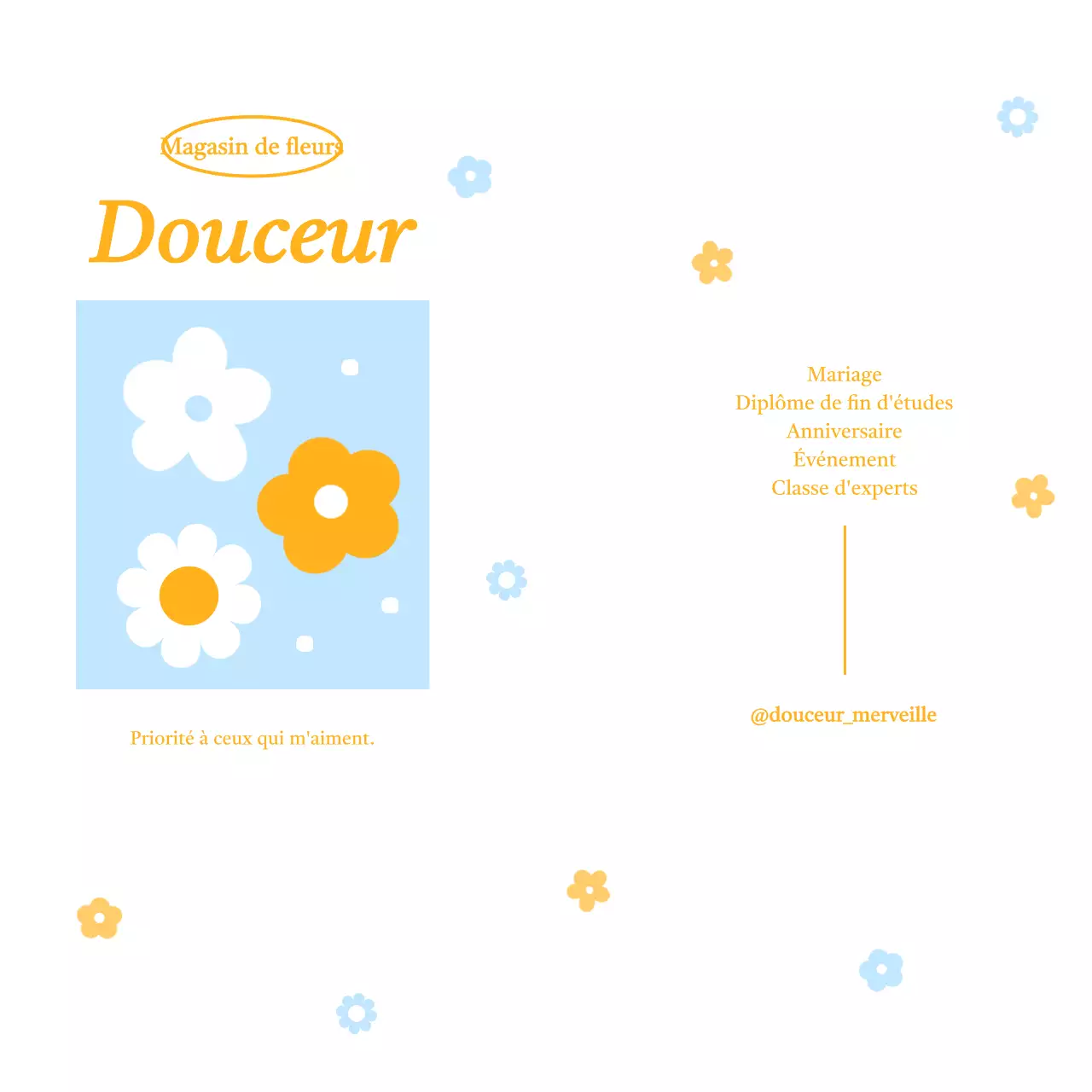 Un joli motif floral pour votre prochaine promotion