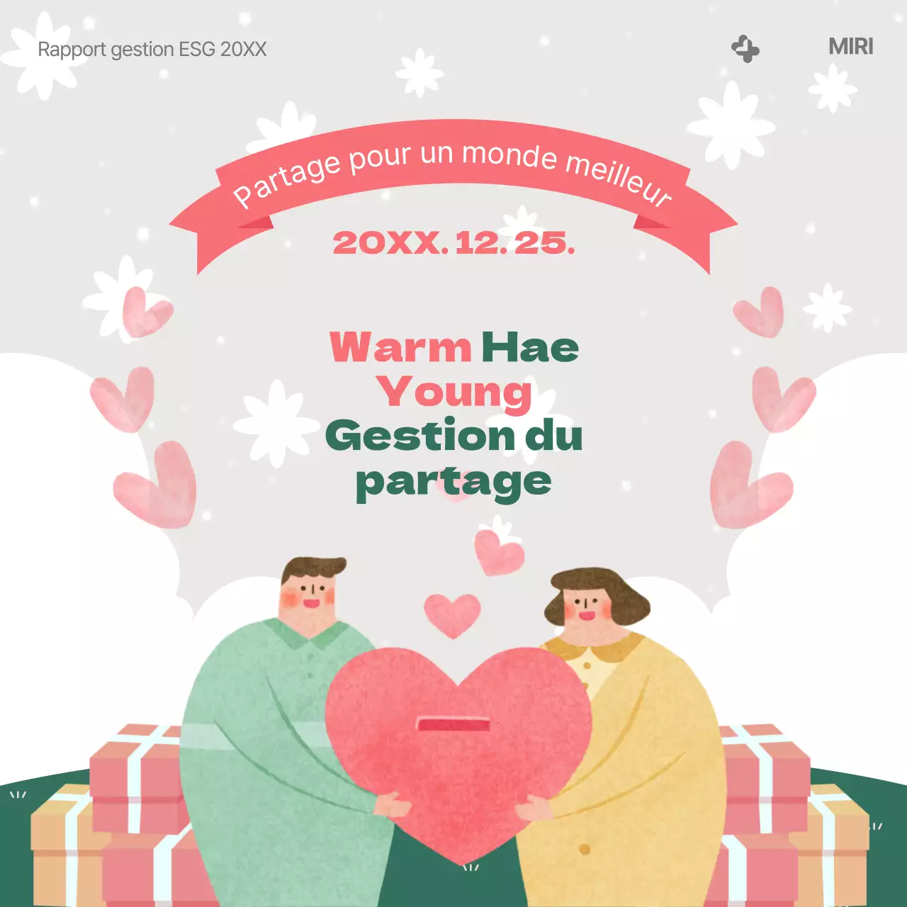 Un joli billet vert et rose sur les rapports de gestion ESG