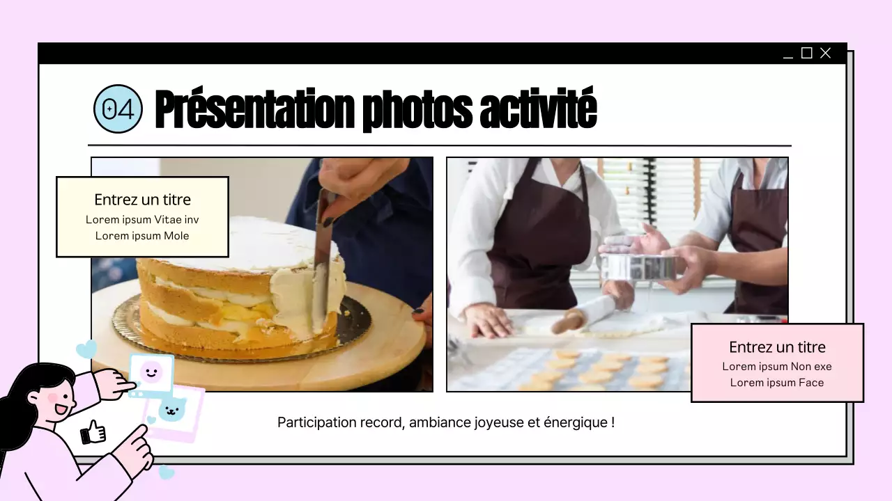 Un tour d'horizon des activités dans les centres municipaux jaunes dans la présentation