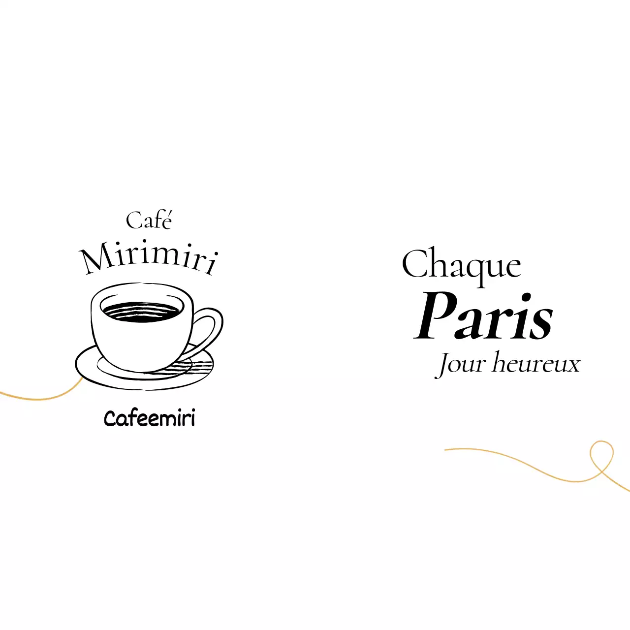 Promouvoir un café chic avec des illustrations au trait