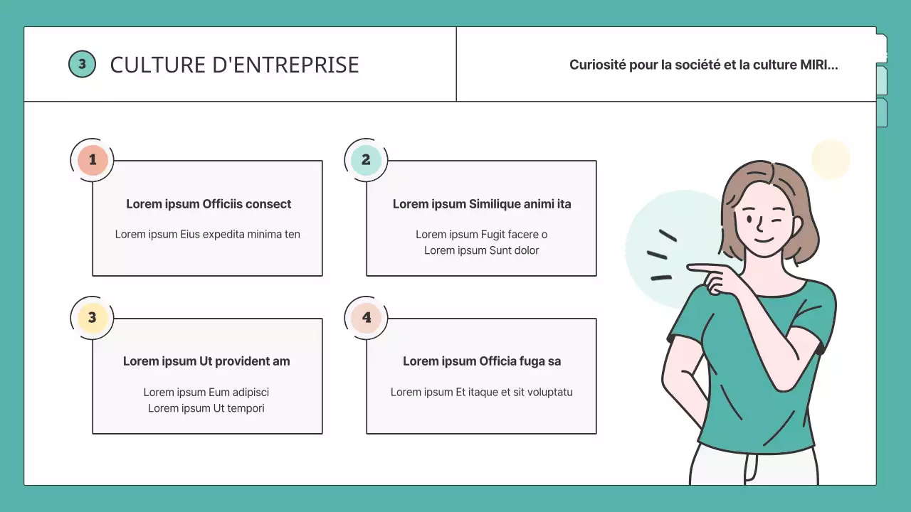 Une formation RH simple expliquée en jaune et menthe