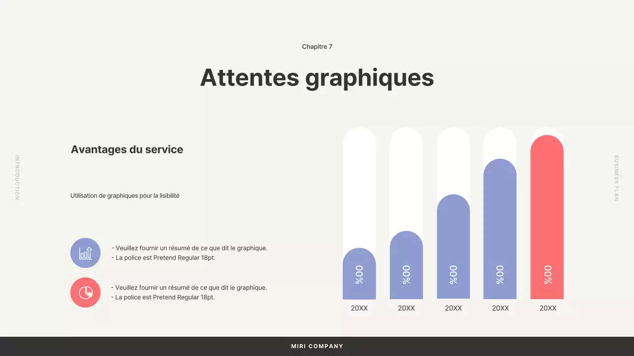 Plan d'affaires avec des formes simples en beige