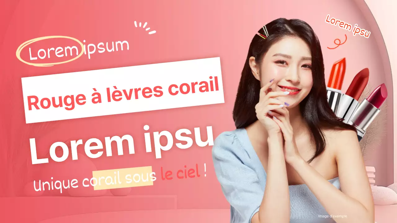 A propos des rouges à lèvres kitsch rouges et jaunes