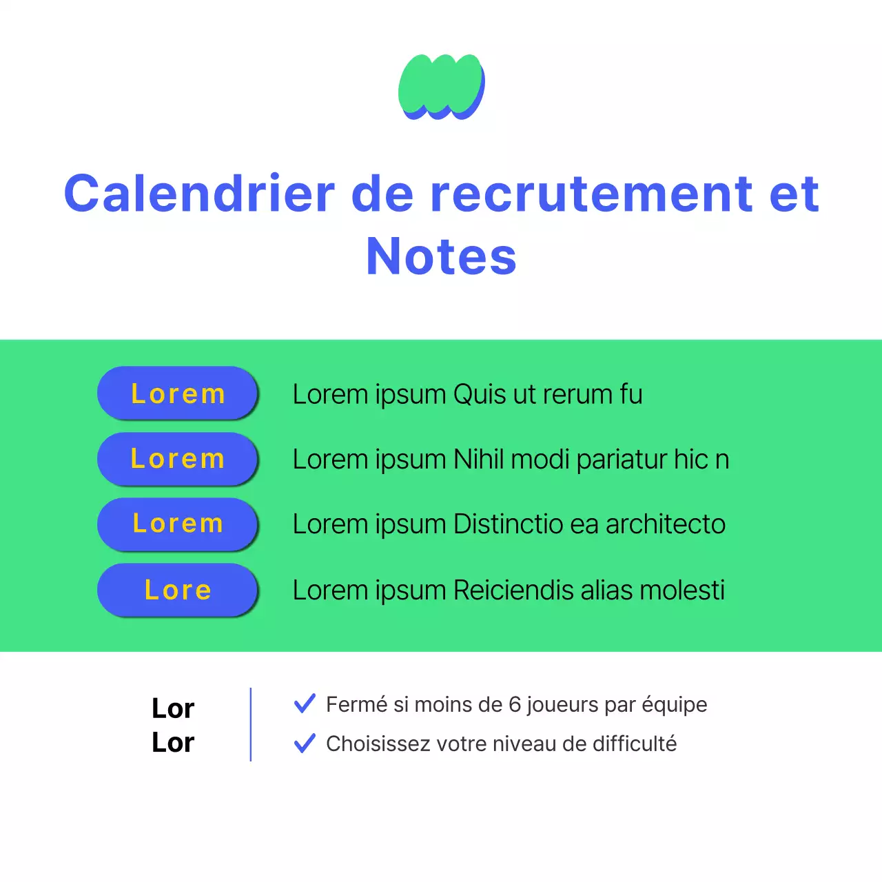 Promouvoir la tendance verte et bleue dans le recrutement des clubs sportifs