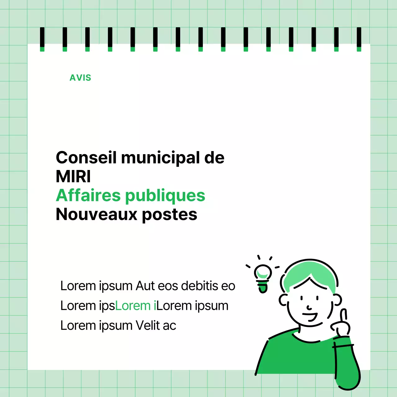 Guide d'élaboration d'un organigramme simple pour une équipe de relations publiques verte et noire