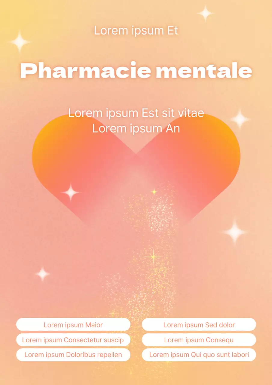 Postes de volontaires en conseil psychologique en orange et blanc, très tendance