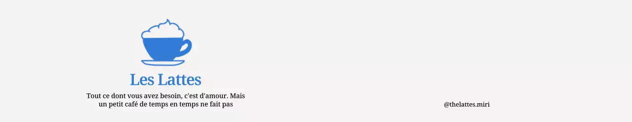 Design de café apaisant avec de jolies illustrations de café au lait