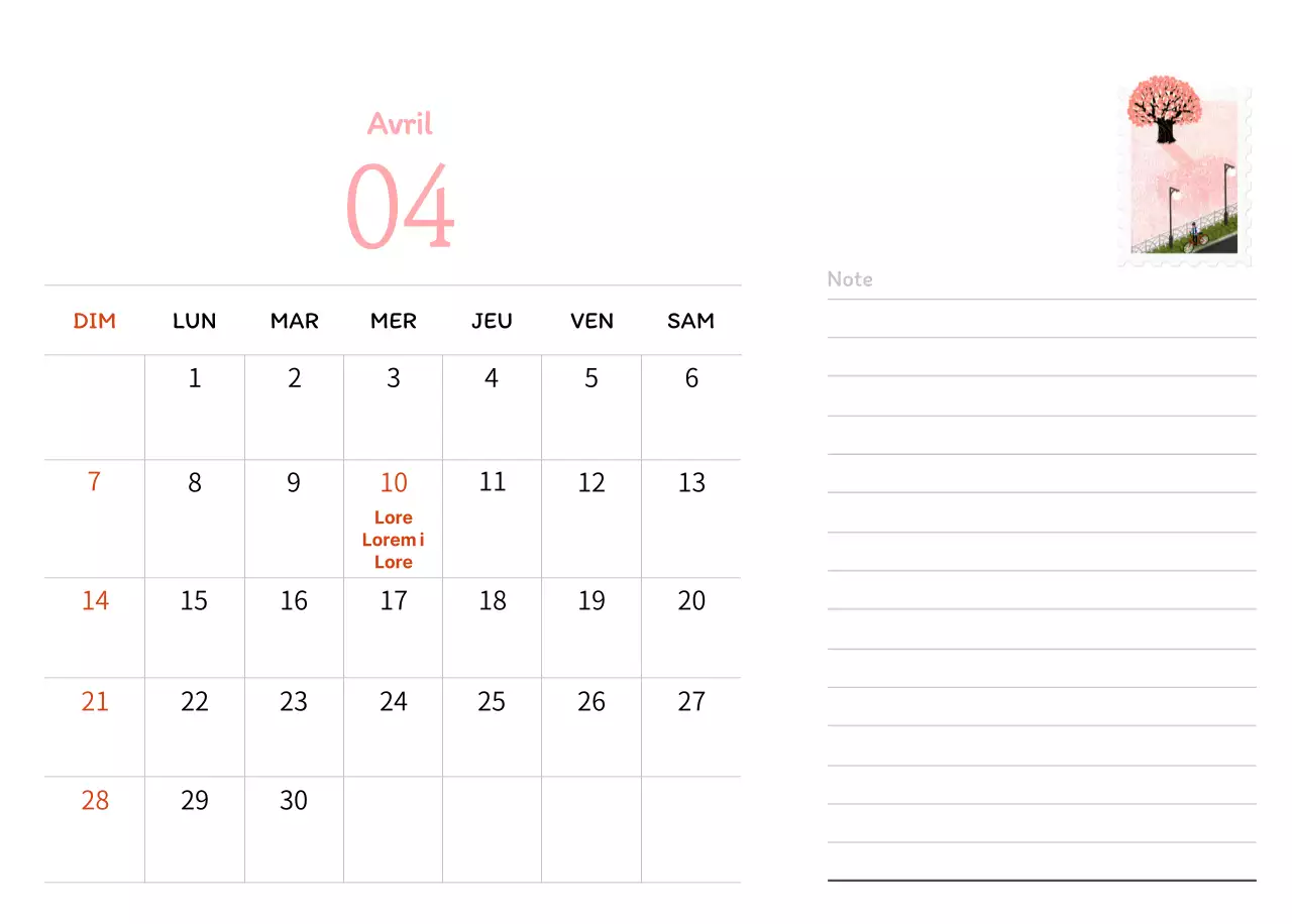 Illustrations de timbres avec un concept chaleureux