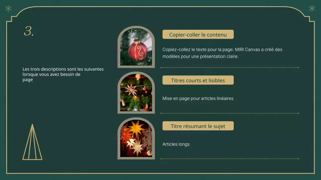 Un rapport de Noël classique en vert et beige