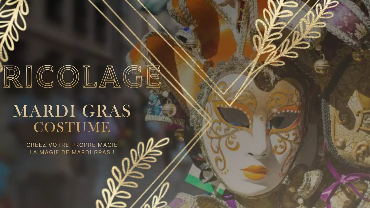Guide de bricolage pour un costume de Mardi Gras classique en or
