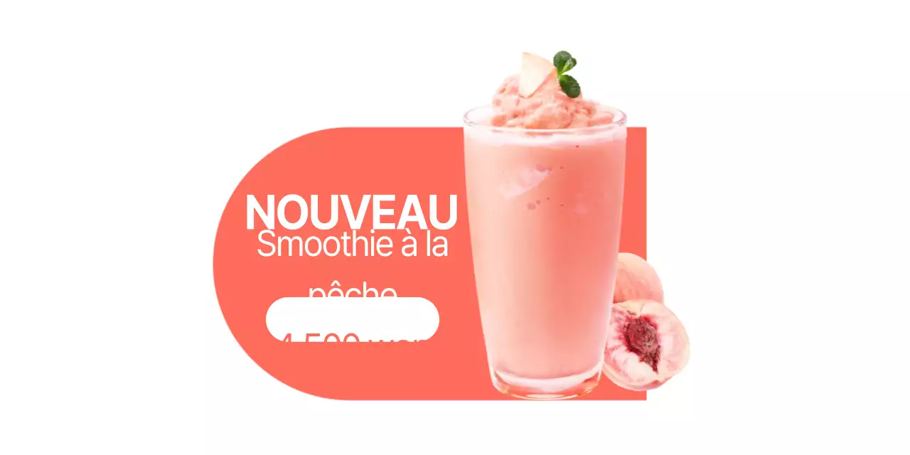 Faites la promotion de la carte de votre café avec une photo claire de vos boissons.