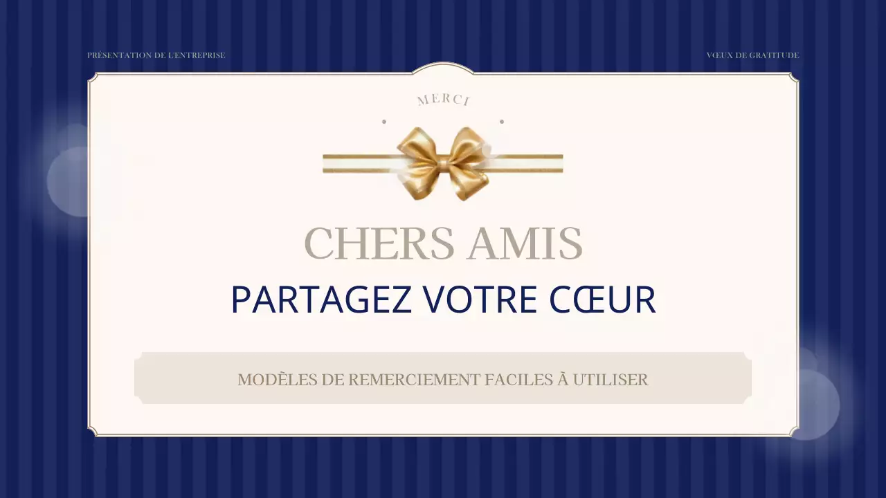 Une carte de vœux simple et signée en bleu marine et ivoire