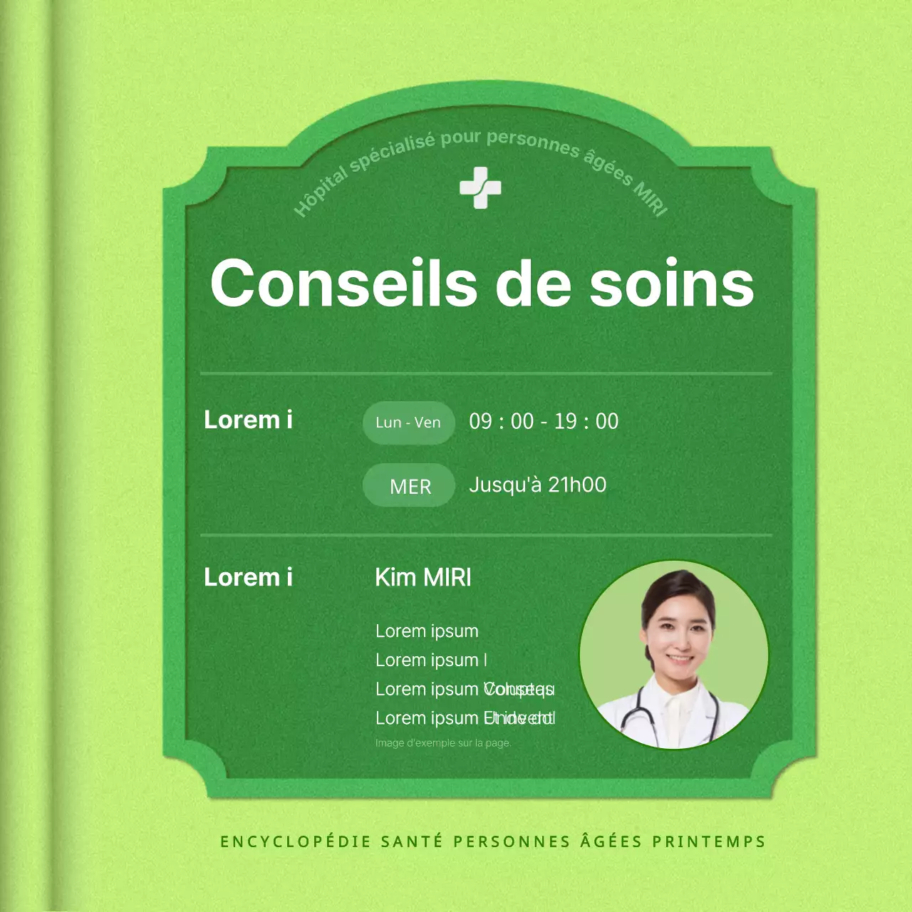 Promouvoir un hôpital gériatrique accueillant en chartreuse et en vert