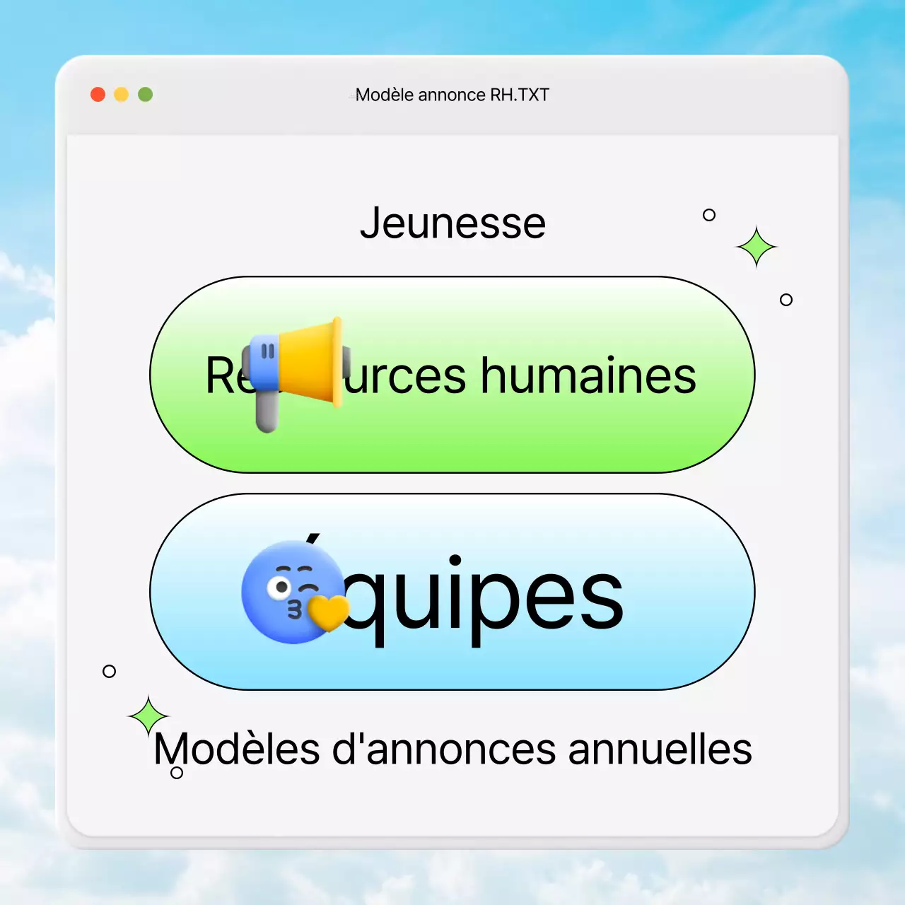 Les annonces d'un an de HR ont tendance à se décliner en chartreuse et en bleu clair.