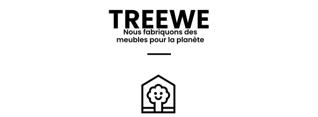 Conception de couleurs d'entreprise de meubles avec logo de marque représentant un arbre dans une maison