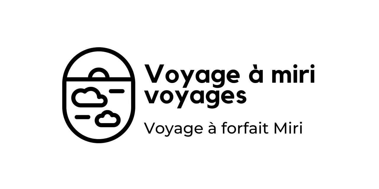 Logo d'agence de voyage simple, propre et illustré