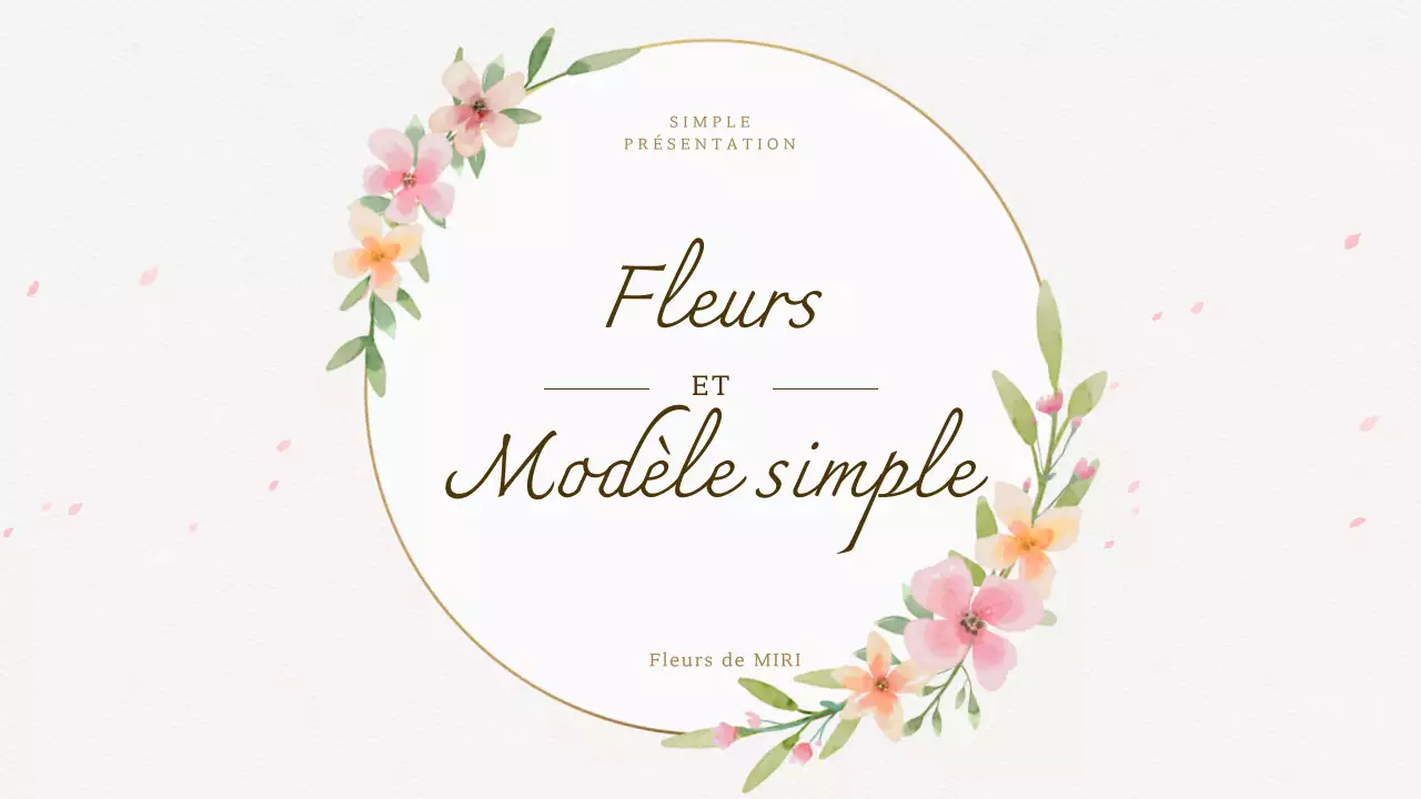 Proposition de fond floral aquarelle luxueux en ivoire