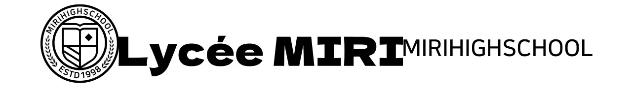 Logo de l'école secondaire sous la forme d'un symbole circulaire de l'éducation