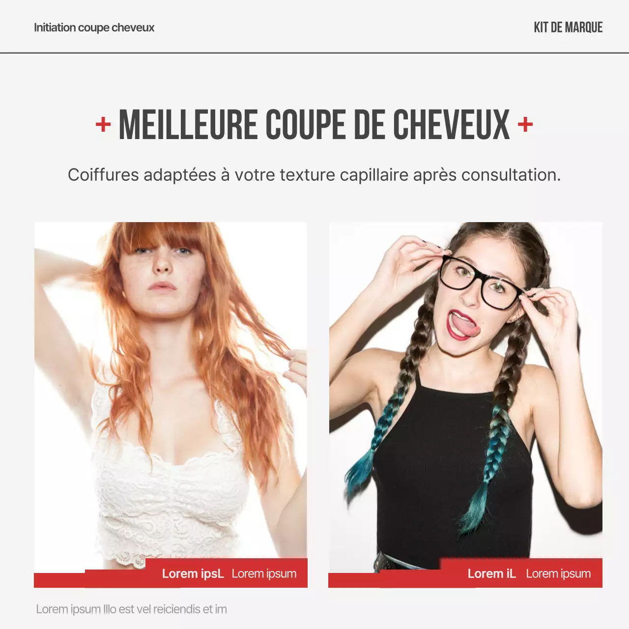 Poste de la marque Red's modern hair