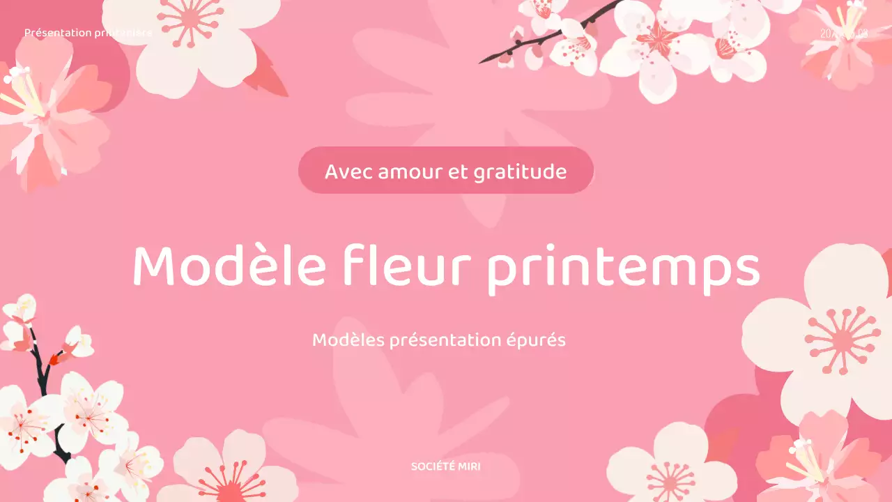 Un joli plan floral printanier d'amour et de gratitude en rose et bleu ciel