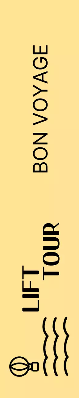 Concept mignon d'agence de voyage avec des illustrations de montgolfières et de nuages