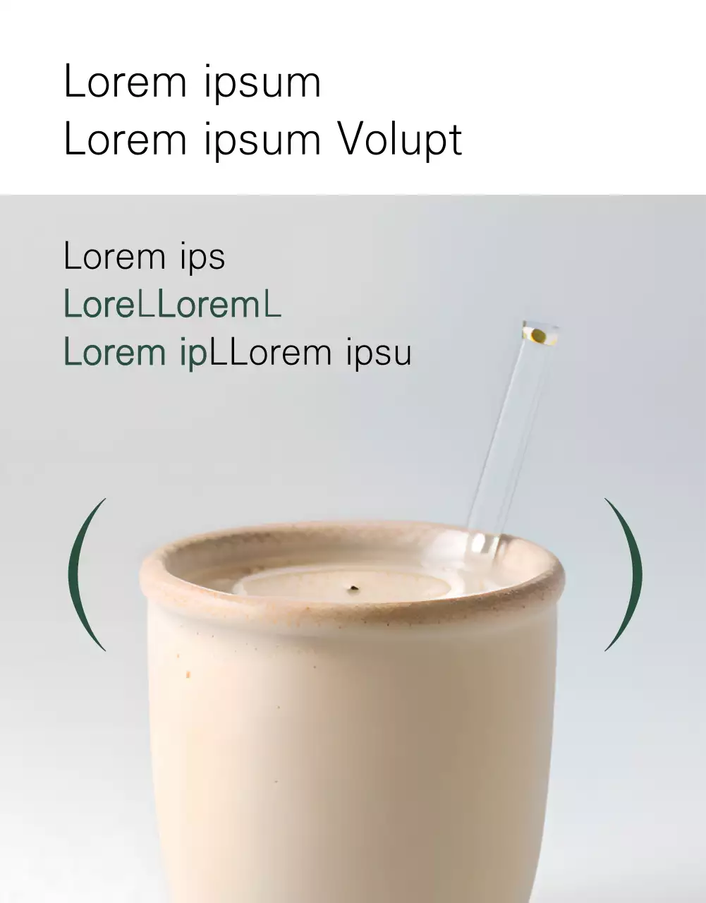 Une publicité minimaliste pour les nouveaux arrivants de Tumblr en blanc et vert