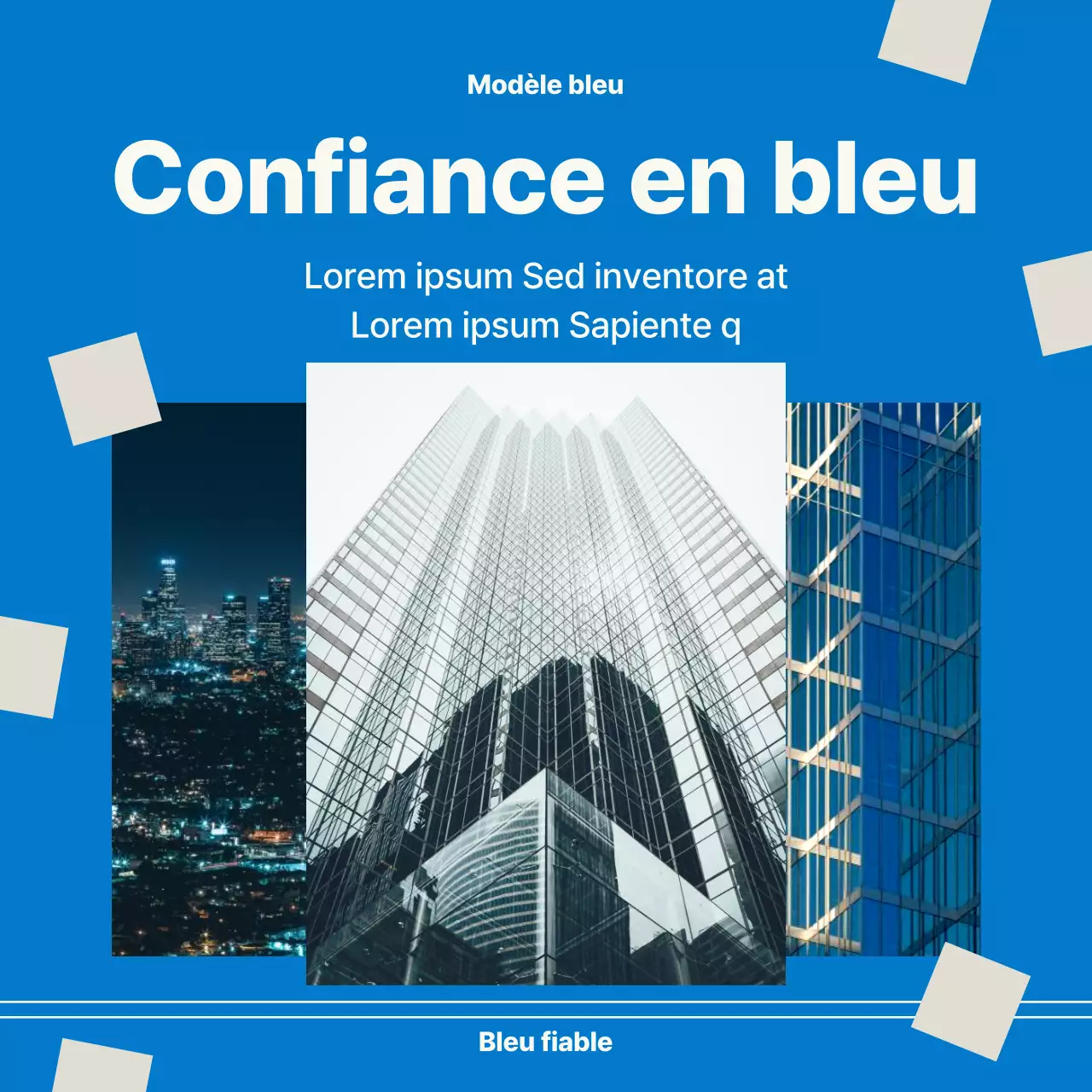 Modèle de lettre d'information irisée et moderne