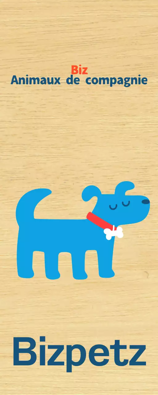 Promouvoir un café bleu simple et mignon pour les chiots