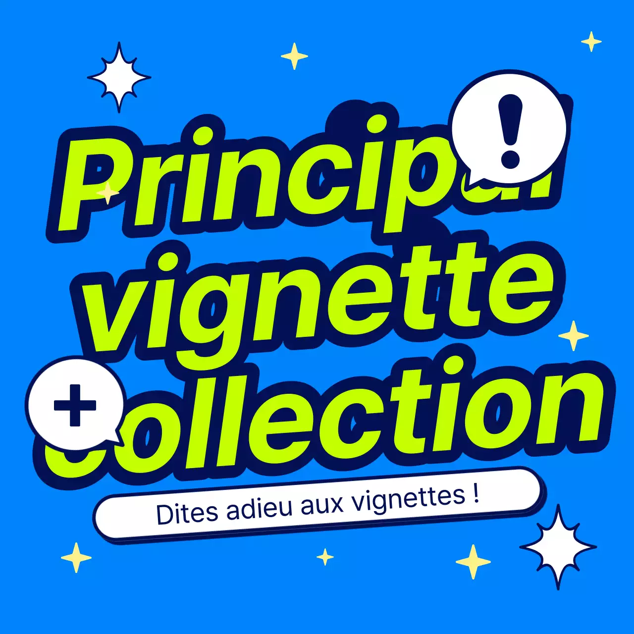 Bulletins d'information mettant en valeur les vignettes bleues et vertes de l'article principal